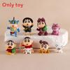 Crayon Shin Chan Character Miniature Figurine Set With Pvc For Desk Display And Collecting