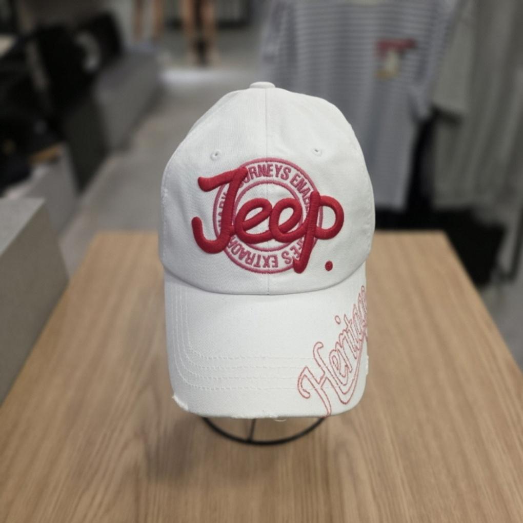 Jeep Vintage Pink Embroidered Ball Cap_JP3GCU088