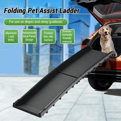 Escaleras Plegables para Perros para Coche Escalera para Mascotas de Alta Capacidad de Carga Superficie Antideslizante Manejo Conveniente Adecuado para Todos los Perros Robusto y Duradero