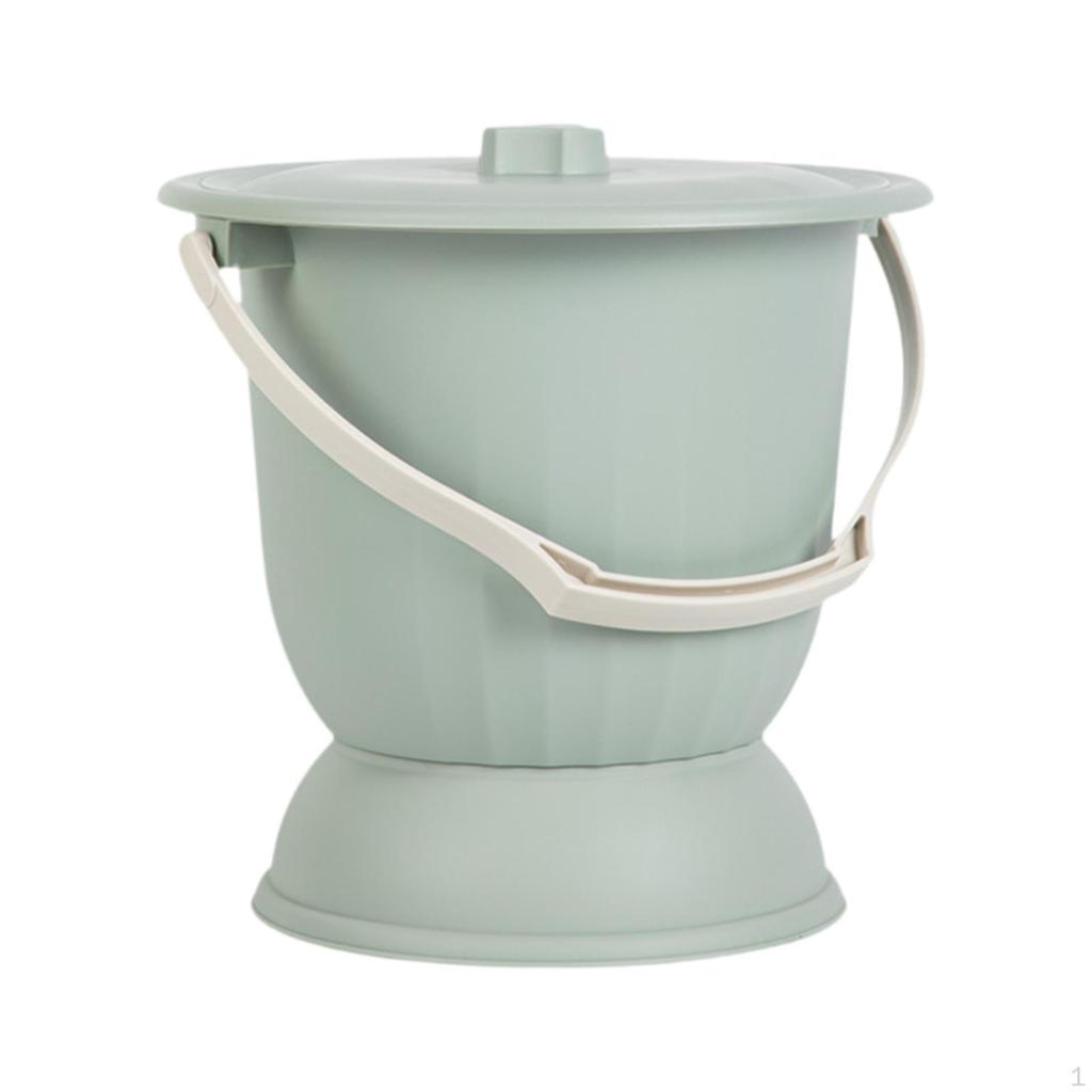 Chamber Pot, Night Urinal Spittoon with Lid, Potty Bucket for Female Male Kids Adults