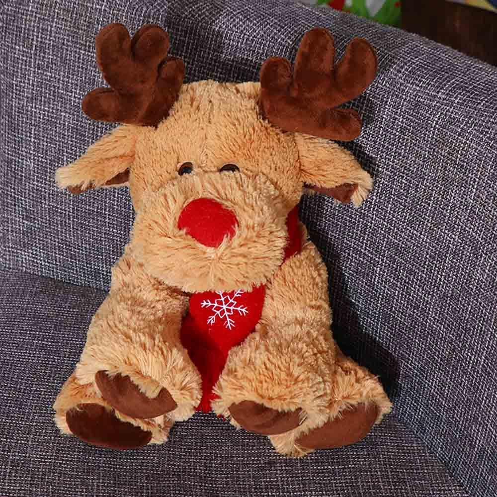 30cm Soft Doll Dolls Accessories Elk Reindeer Cartoon Stuffed  Elk  Toys Christmas Gifts  Doll