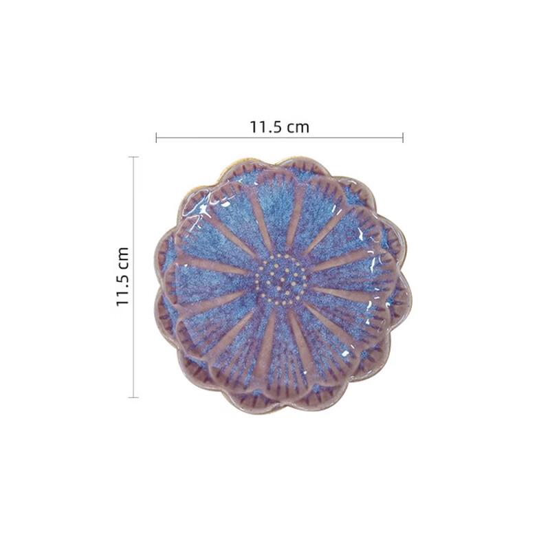

Nordic Ceramic Sunflower Dipping Plates, Set of 6
