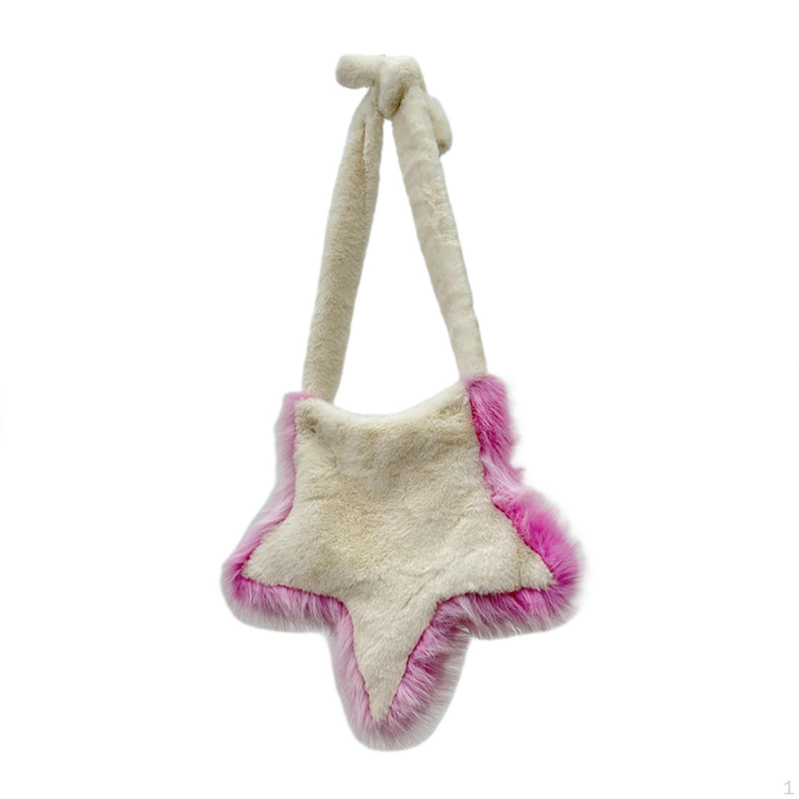 

Women Crossbody Bag in Star Shape for Events And Travel Rose Red Pink