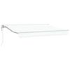 Electric Retractable Awning White 3.5 X 2.5 M