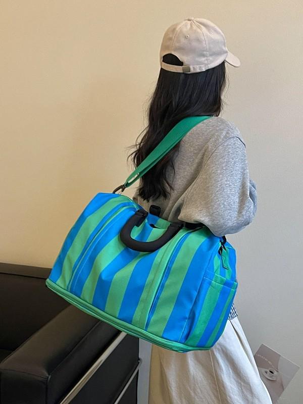 Expandable Polka Dot Multi-functional Travel Shoulder Bag