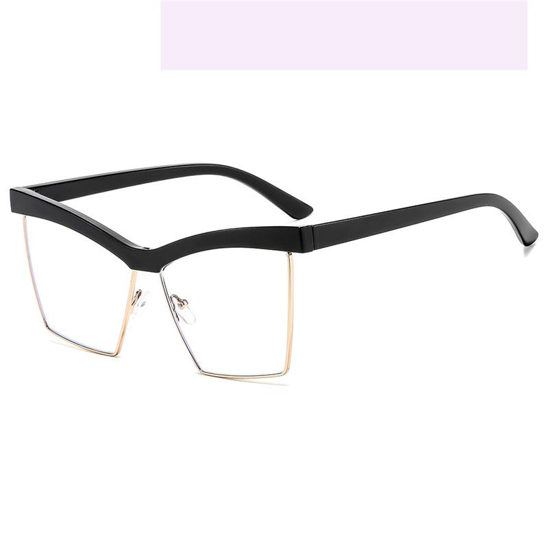 Design Square Eyebrow Frame Hyperopia Eye Wear Color Shift Anti Blue Light Digital Device Women Reading Glasses Custom 0 to +600 0