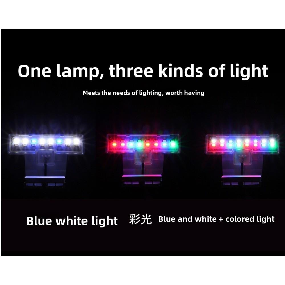Waterproof Aquarium LED Light Super Slim Clamp Light Landscaping Lamps Fish Tank Decoration