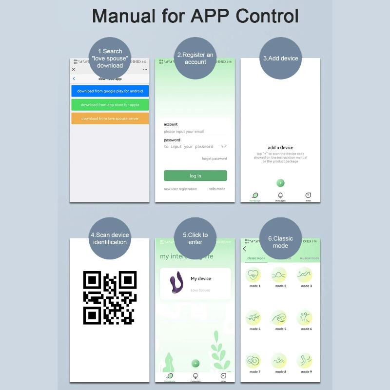 APP Control Panties Vibrator for Women Clit Stimulator Dual Ended Vagina Anal Vibrator Female Masturbator Sex Toys for Couples Portable Vibrating Egg