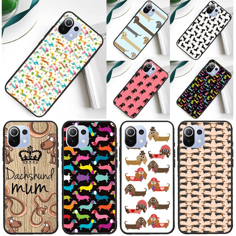 Dachshund Sausage Dog Cover For Xiaomi 14 13 Ultra 11T 12T 13T 14T Pro POCO X7 Pro X3 X5 F3 F5 F6 M6 X6 Pro Case