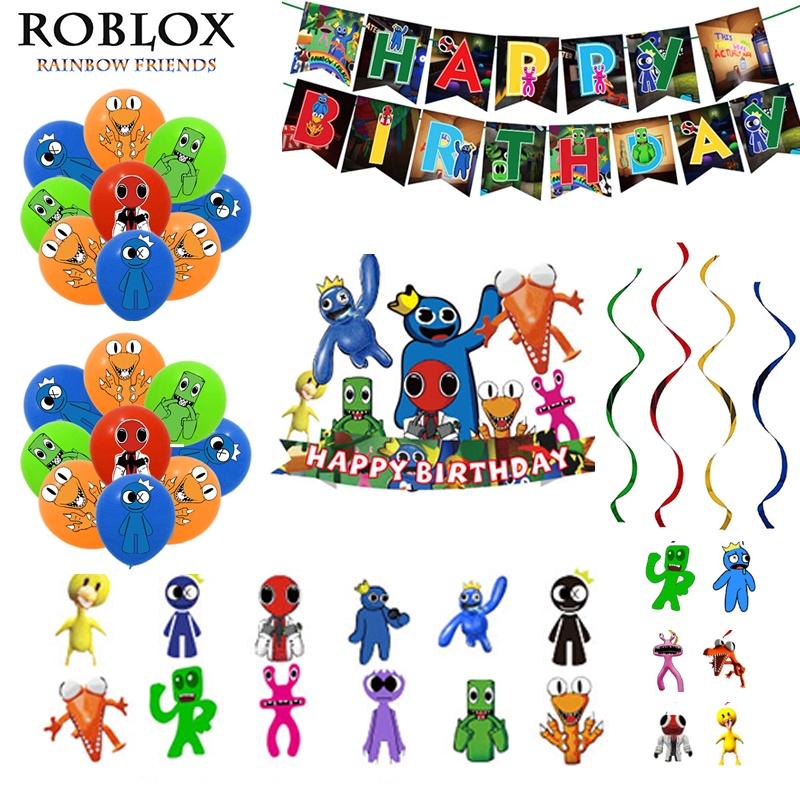 Çocuklar İçin Muhteşem Bir Doğum Günü Kutlaması İçin Roblox Rainbow Friends Parti Malzemeleri