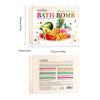Colorful Fruit Bath Salt Ball 6-piece Set, Cleansing Body Fragrance Bath Salt Ball Skin Care Products