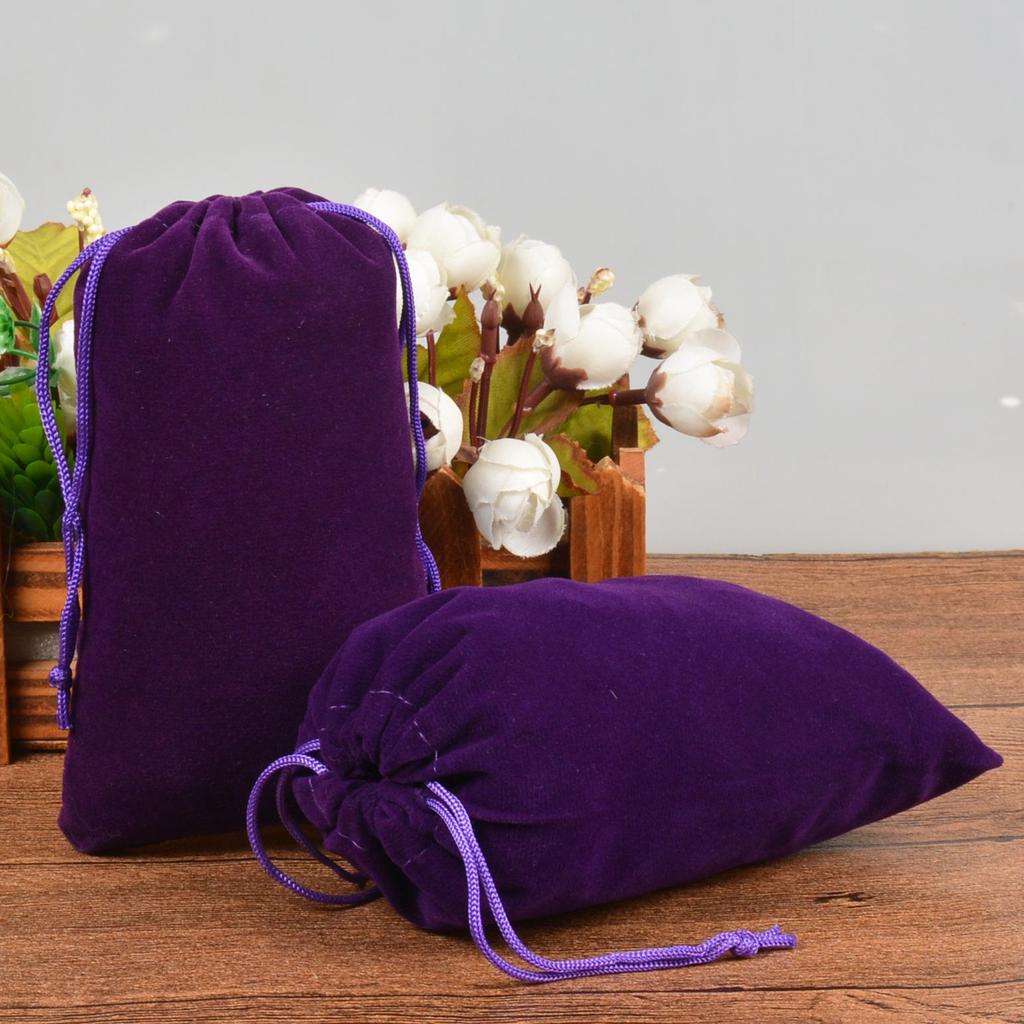 Velvet Drawstring Jewelry & Earphone Storage Bag
