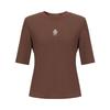 JUZUI Ribbed Elastic Pullover Top JWFX83305
