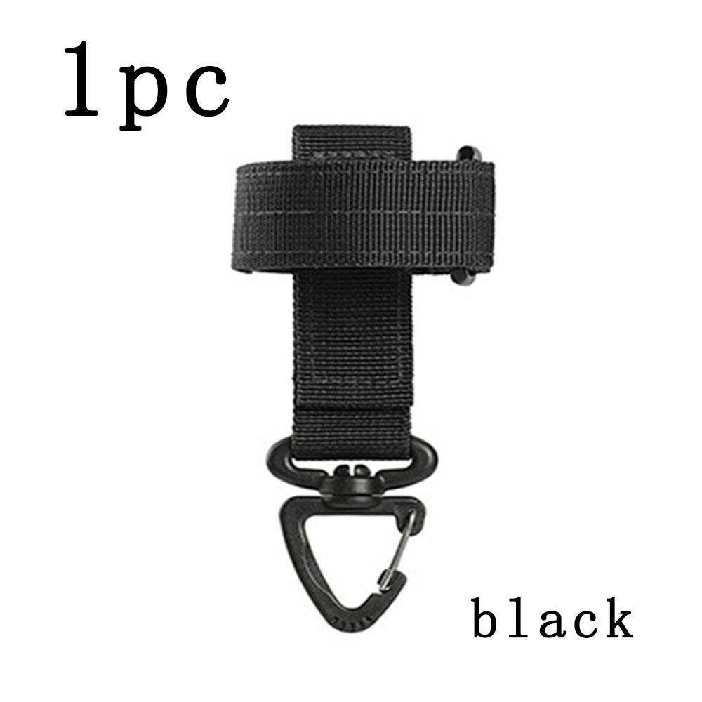 

1/2pcs new multi-purpose tactical gloves buckle hook ventilator military rope climbing outdoor storage adjust camping hanging
