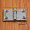 304 Stainless Steel Heavy Duty Industrial Flat Opening Thickened Mechanical Equipment Load-Bearing Hinge