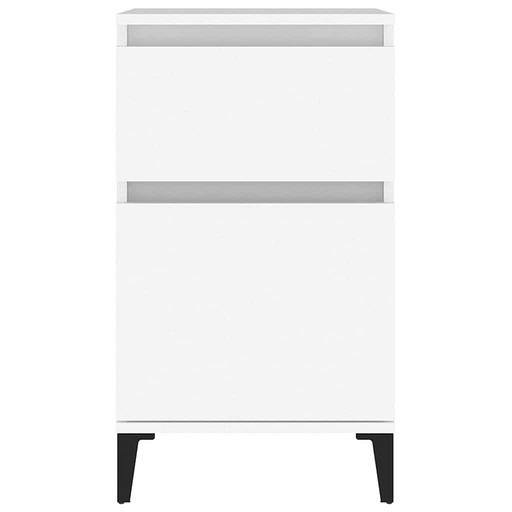 Nightstand White 40 x 35 x 70 cm