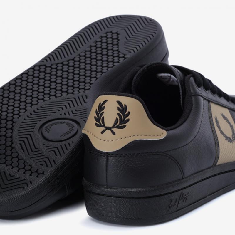 Fred Perry Men S SneakerS Leather Branded Webbing B721