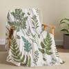Retro Butterfly Flowers Printed Blanket for Sofa Bed Travel Camping Living Room Office Conditioning Blanket