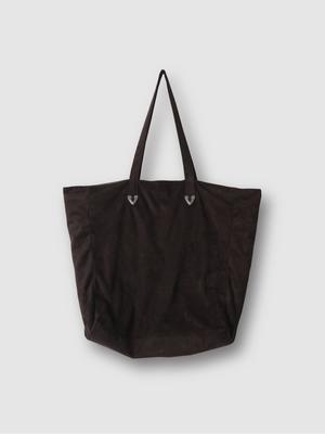 Pokerface Western Handle Shopper Bag Brown