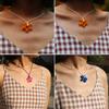 Crystal Flower Charm Silicone Mold for  Necklace Jewelry Crafts Making Exquisite Handmade Floral Pendant Resin Mould
