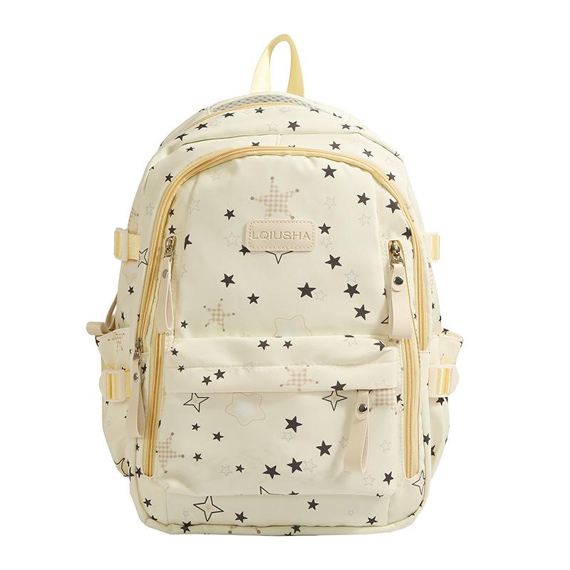 Schoolbag College Light Cute School Bag Junior High School Girl High School Student Backpack College Student Travel Commuter Backpack