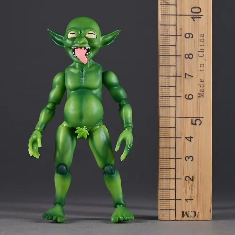 Neue 10cm Green Goblin Gelenkige Actionfigur Anime Modell Statue Sammlung Schreibtisch Dekoration Schmuckstück Modell Spielzeug Jungen Geschenk
