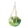 Bird Nest Bed Warm Cozy Soft Plush Enhanced Comfort Cute Look Parrot Breeding Nest Hanging Swing for Home Indoor
