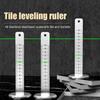 Neuer Edelstahl-Fliesenleger-Nivellierer Anti-Rutsch Präzises Fliesenhöhen-Nivellierwerkzeug Decken- und Bodenfliesen-Höhenlineal Handwerkzeug