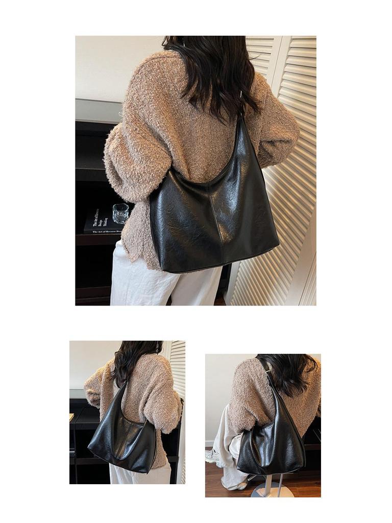 2025 Retro Large-Capacity Tote: High-End, Versatile Women's Luxury Shoulder & Crossbody Bag