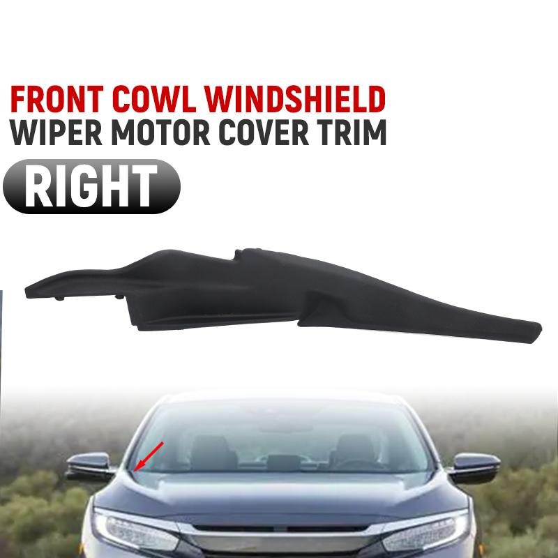 Car Front Windshield Deflector Wiper Cowl Trim Cover for Honda Civic 2016 2017 2018 2019 2020 2021 74220-TEA-T00 74270-TEA-T00