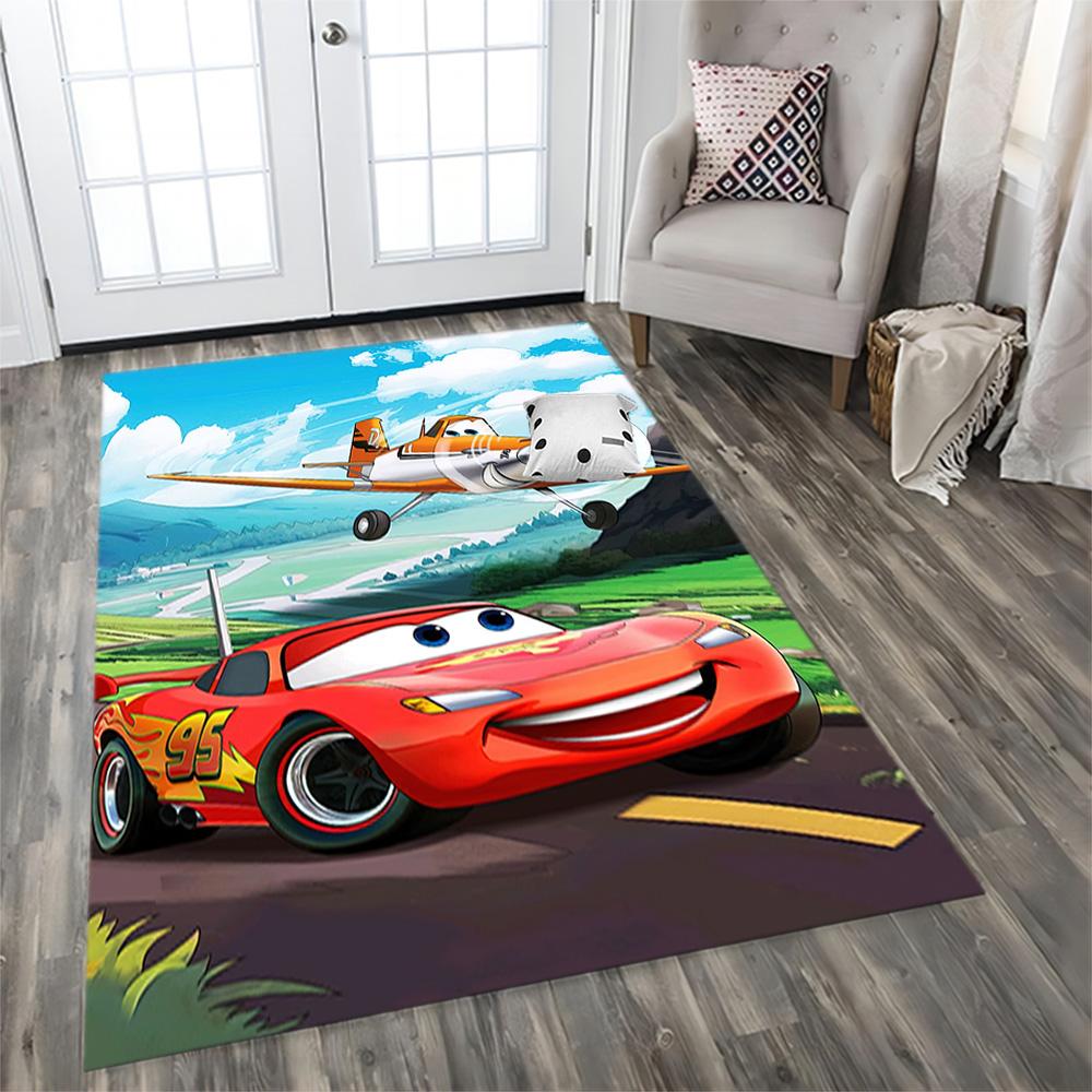 Lightning Mcqueen Racing Legend for Living Room rug, Bedroom, Study Room, Hallway Decoration, Perfect for Home Decoration or Holiday Gifts