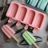 Classic Striped Popsicle Molds for Homemade Ice Cream Desserts Summer Kitchen Tools Home Furnishings