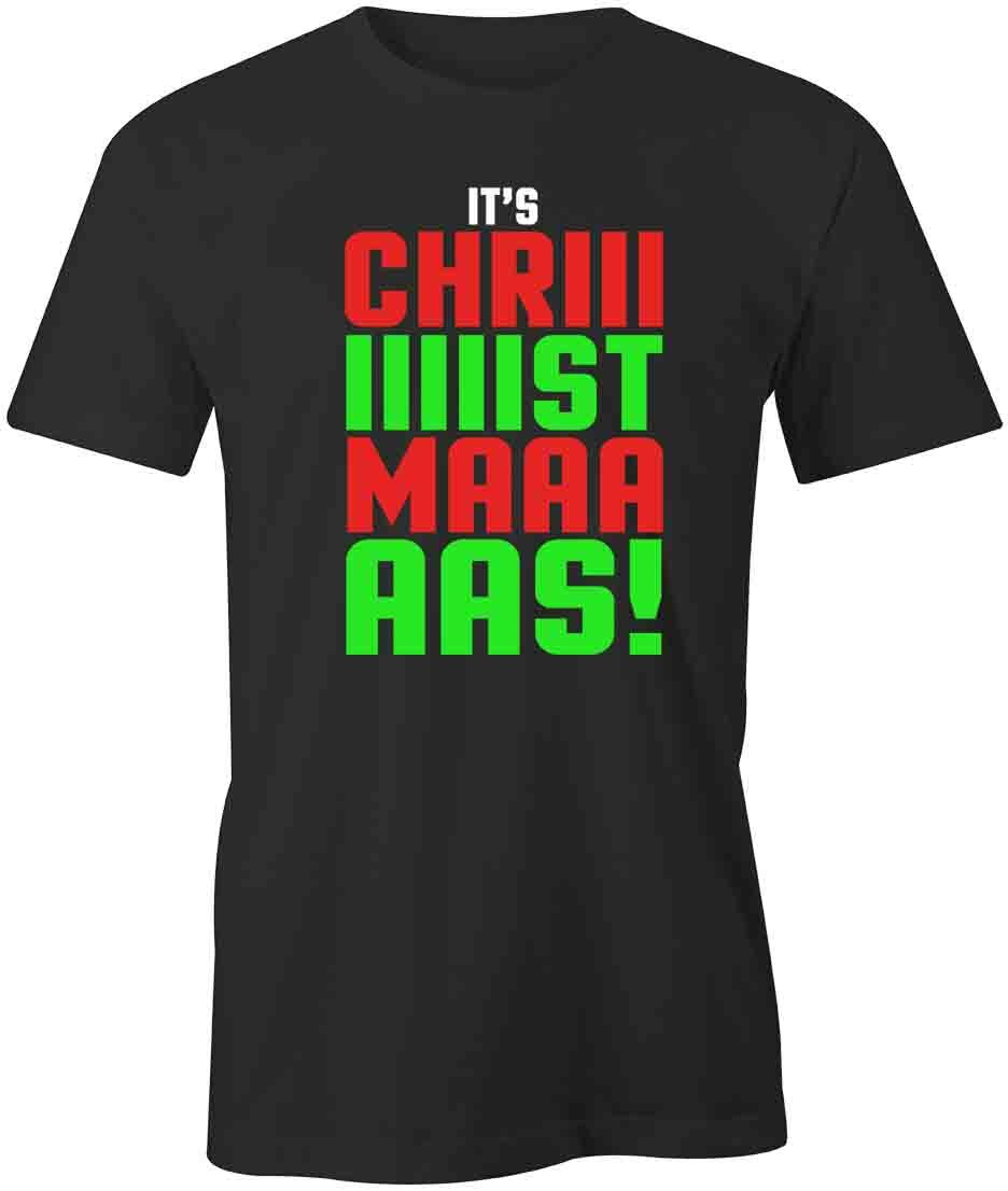 IT S CHRISTMAS TShirt Tee Short-Sleeved Cotton CLOTHING HOLIDAYS S1BCA188 XL
