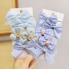 10Pcs/Set Big Bow Flower Elastic Hairbands Children Girls Sweet Hair Ties Headbands Hair Accessories Rubber Band For Kid