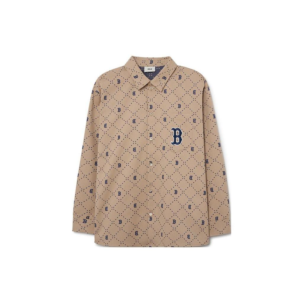 MLB Boston Red Sox Shirt Unisex Brown 3AWSM0231-43SAL