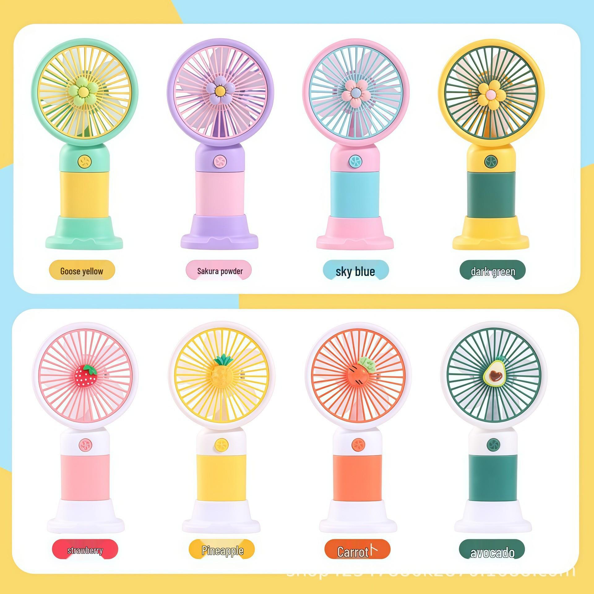 USB Rechargeable Mini Desk Fan - Portable Student Companion Gift