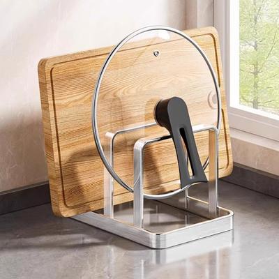 Multilayer Cutting Board Rack Metal Stable Chopping Board Holder Space Saving Cutting Board Rack Shelf Restaurant Home Kitchen