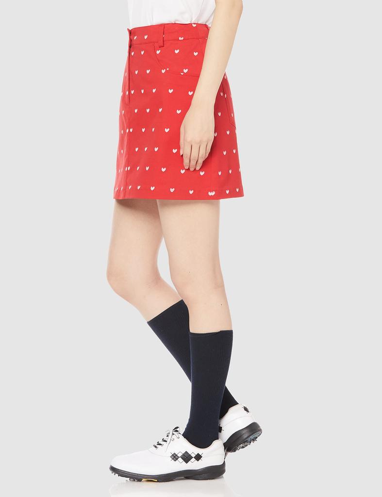 Callaway Heart Print Stretch Skirt Golf C23128221 L Women's / / 1101_Red