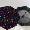 1 st Stjärnor Färgstarkt Mönster Paraplydesign Automatiskt Öppnings- och Stängningsparaply, Högkvalitativt Reseparaply, Lätt och Bärbart, -78