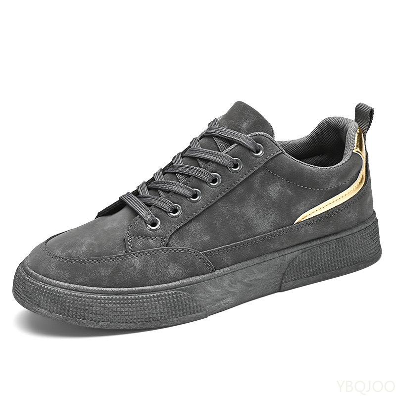 Spring New Trendy Soft Bottom Versatile Casual Board Shoes for Men Thick Bottom Anti Slip Simple Durable Trendy Shoes