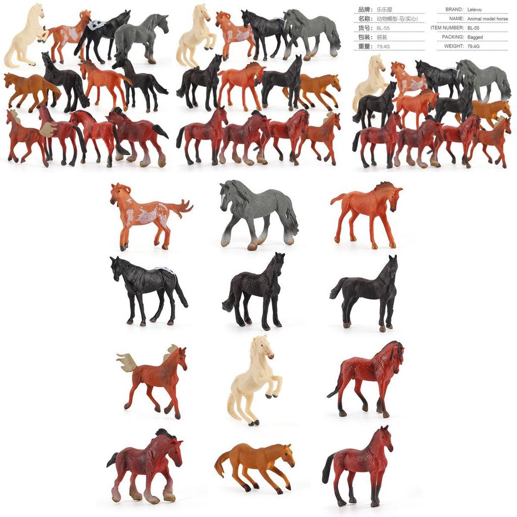 Mini Pvc Arabian Horse Statues Set For Collectors And Animal Hobbyists