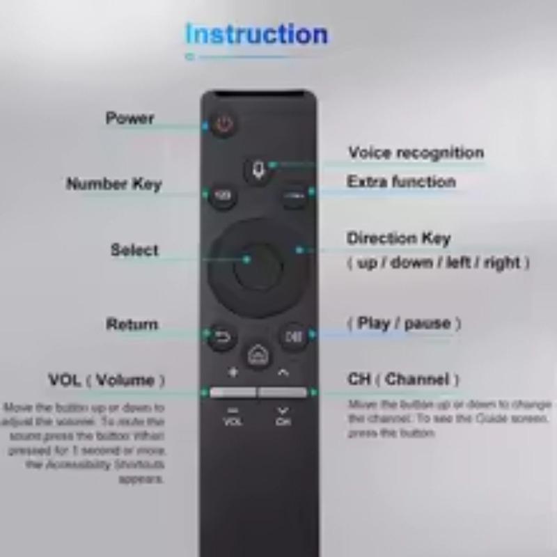 Replacement Universal Voice Remote Control BN59-1266A for All Samsung Smart TV with Voice Function
