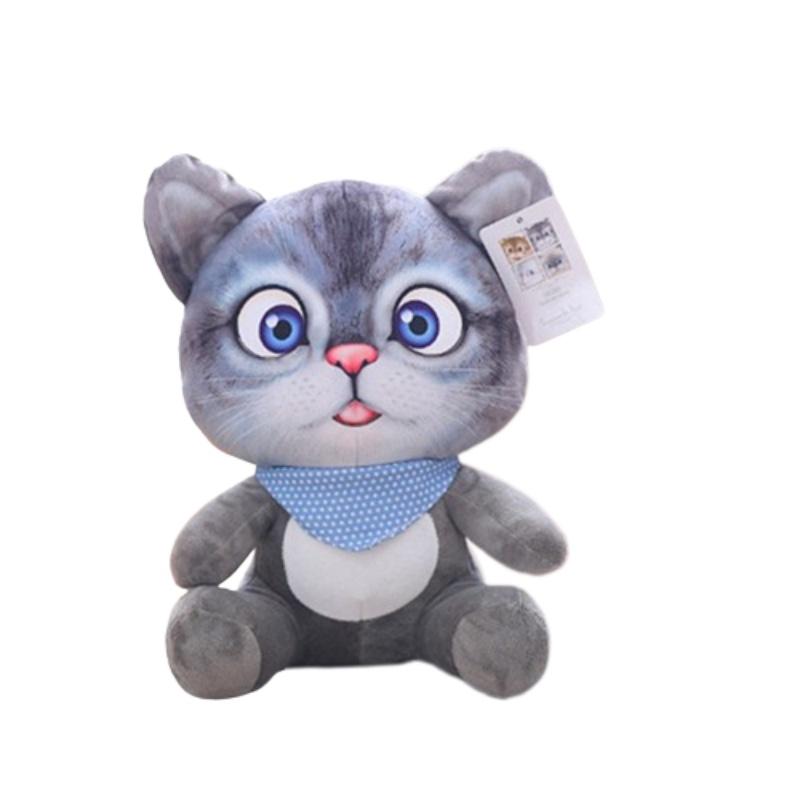 Japanese Long Tomato Cat Plush Toy Pillow Cute Stuffed Animal With Soft Pp Cotton Fill