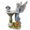 European Angel Statue Color-Changing Solar Light - Creative Garden Ornament