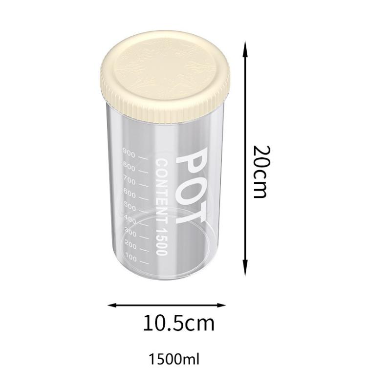 

Герметичный контейнер для кухонных зерен, прозрачный контейнер для хранения закусок, герметичная коробка-бочка для хранения злаков и зерен, устойчивая к влаге