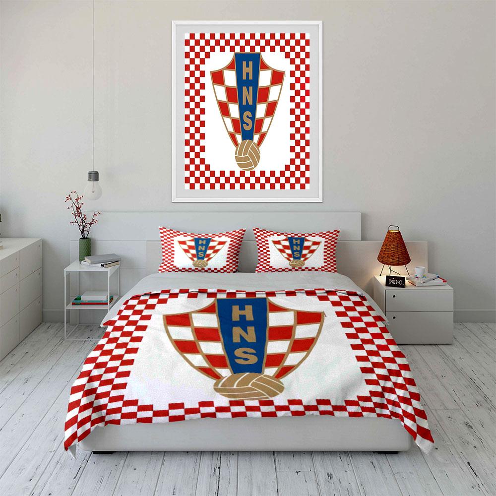 Red checkered shield pattern. Bedding sets Duvet cover sets Duvet covers Pillowcases(1* Duvet Cover 2* Pillowcases without duvet insert)