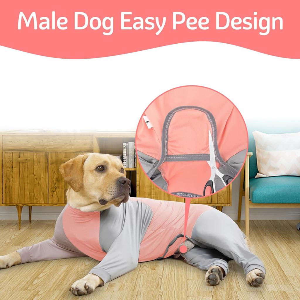 Recovery Suit for Dogs After Sugery, Dog Surgery Recovery Suit for Female Spay Neuter Dogs, Breathable Dog Onesie Spay Body Suit for Abdominal Wounds