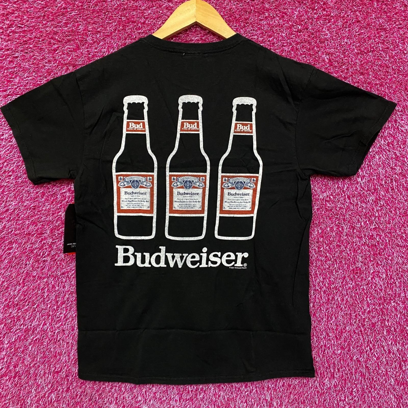 

Budweiser King Of Beers Logo Beer Bottles T-Shirt Small M