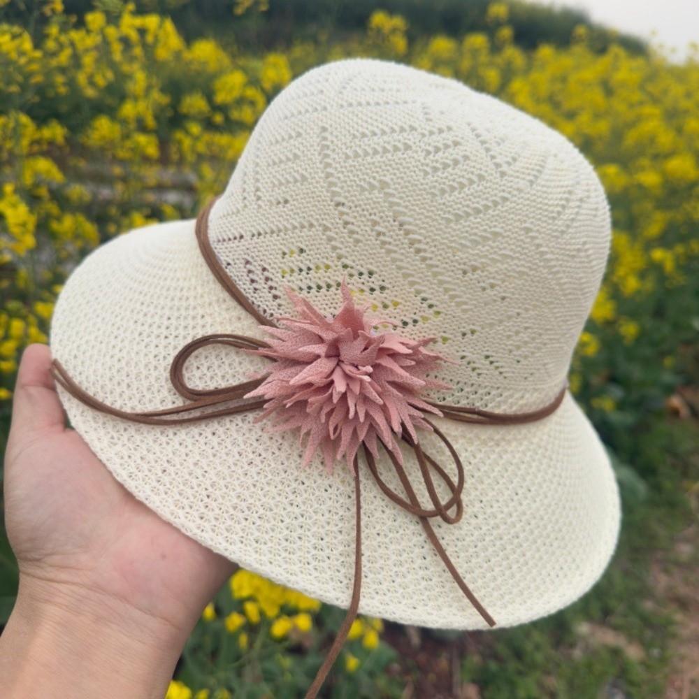Big Flower Sun Caps Sunscreen Sun Cap New Beach Hats  Outdoor