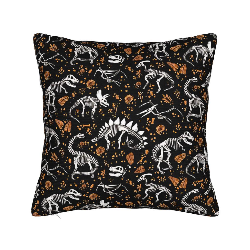 Pillow Cover Fun Dinosaur Pattern Novelty Pillow Case For Sofa Couch Bed Living Room Pillowcases